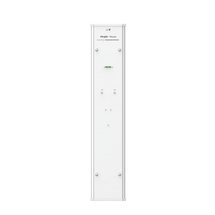 Antena Sectorial de 90° AirMetro con 20 dBi en Banda 5Ghz (5150-5850 Mhz) Slant 45° Compatibilidad Multi-Marca para enlaces Multipunto, Conectores SMA Hembra Inverso.