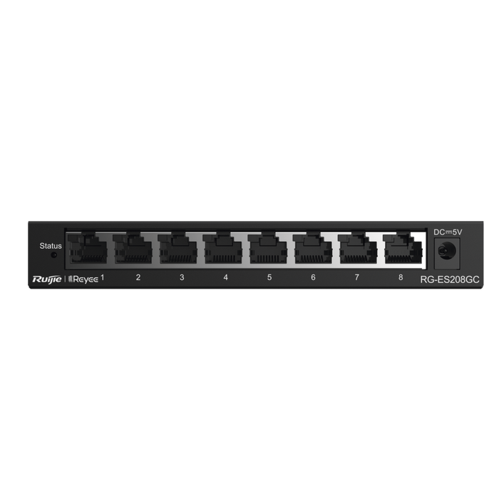 Switch Administrable con 8 puertos Gigabit, gestión gratuita desde la nube
