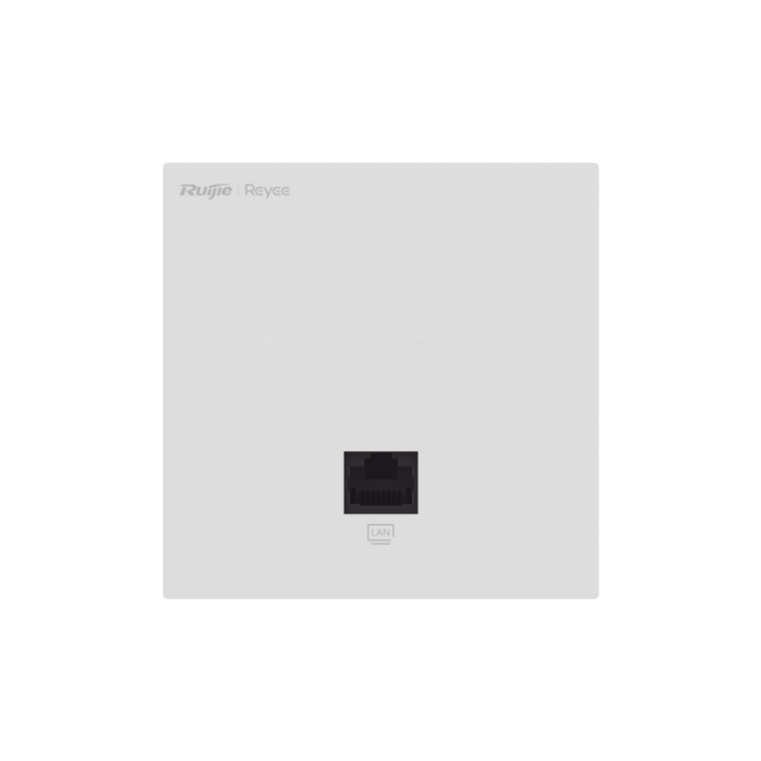 Punto de Acceso Mesh Wi-Fi 6 para interior en pared, hasta 512 usuarios ideal para Hotelería, discreto incrustado en pared.