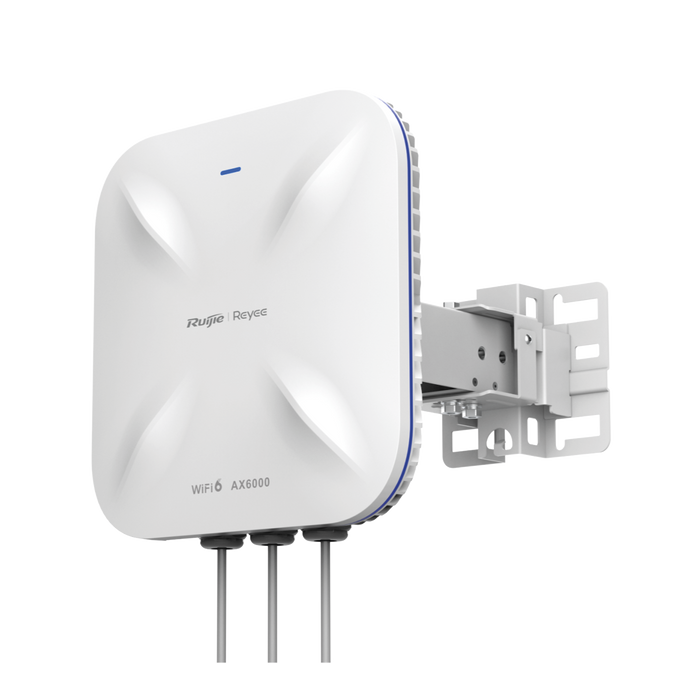 Punto de Acceso Mesh Wi-Fi 6 Industrial para Exterior Sectorial 60°, hasta 5.95 Gbps, MU-MIMO 4x4, Filtros Anti Interferencia y Auto Optimización con IA, puerto eth 2.5G y SFP