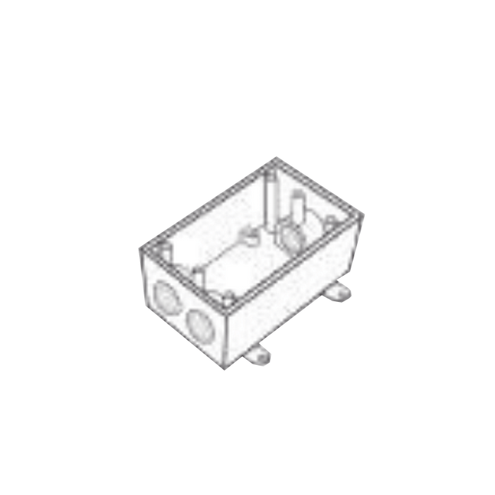 Caja Condulet FS de 1/2 ( 12.7mm) con tres bocas a prueba de intemperie.