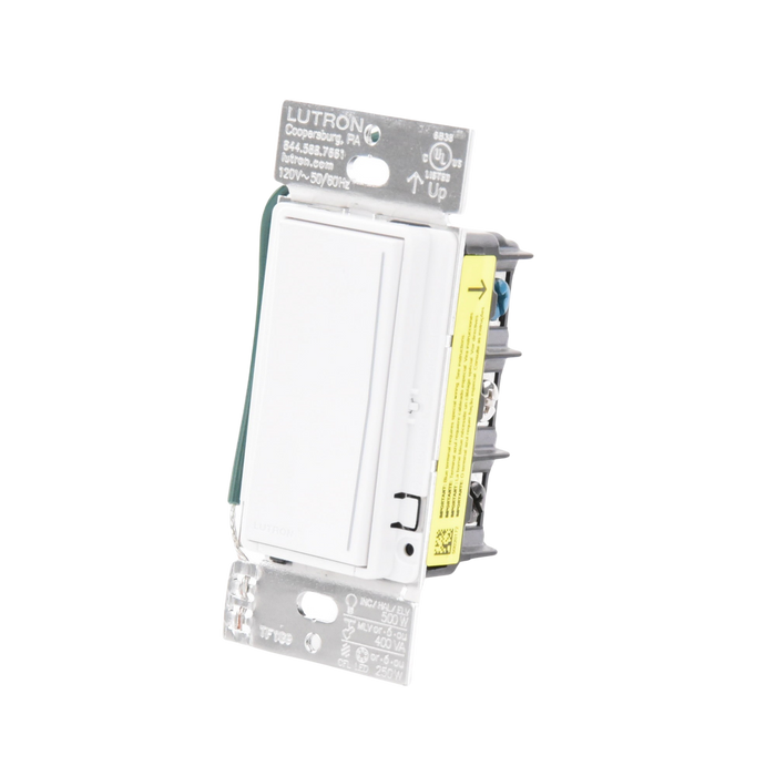 (RadioRa3) Atenuador táctil SUNNATA Dimmer PRO color blanco mate para linea Radio Ra3, el cable neutro es opcional 250W LED / CFL