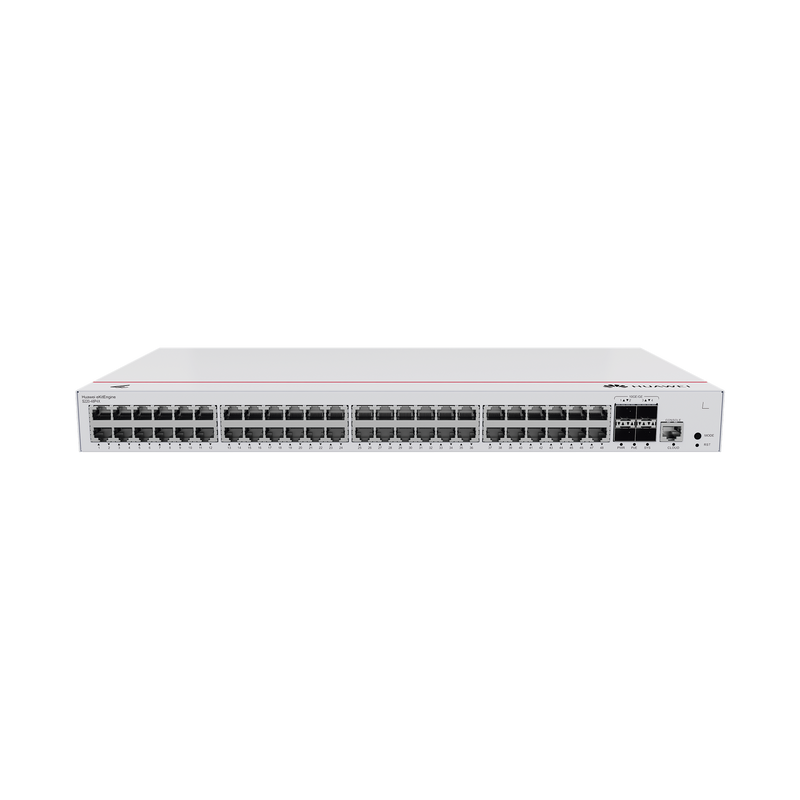 S220-48P4X Switch de Acceso Gigabit Administrable PoE Capa 2 / 48 puertos 10/100/1000 Mbps (PoE) / 4 Puertos 10GE SFP+ Uplink / ERPS / IMGP Snooping / DHCP Snooping / PoE Perpetuo / 380W / Administración Nube Gratis