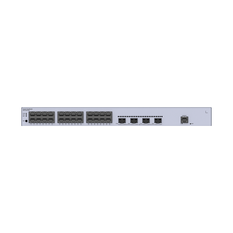 S310-24T4S Switch de Distribución/Core Gigabit Administrable  Capa 3 / 24 puertos 10/100/1000 Mbps  / 4 Puertos 1GE SFP Uplink / ERPS / Rutas Estáticas / iStack / Administración Nube Gratis