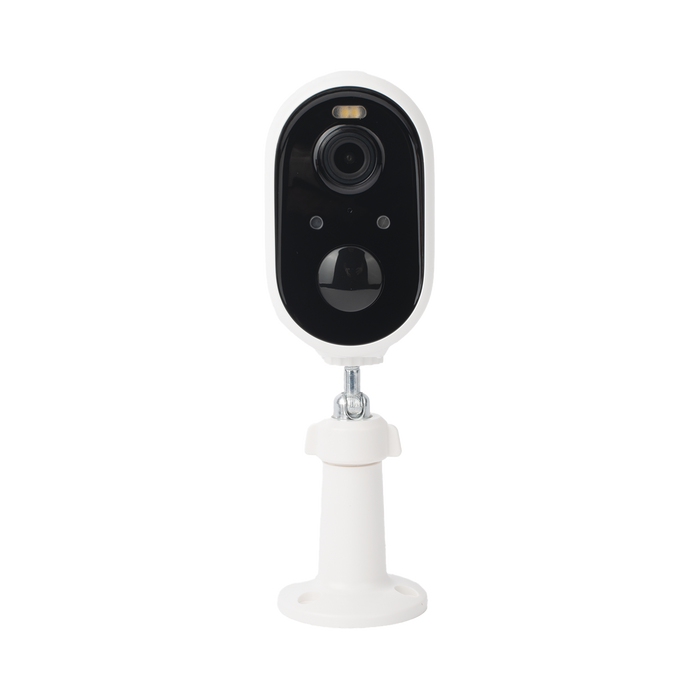 Cámara IP de Batería (Gran Angular) 3 Megapixel | WiFi | Audio Bidireccional | Batería Recargable 5200 mAh | IP65 |Exterior con Protección| Estadísticas de Energía | Detección de Humanos | Incluye Panel So