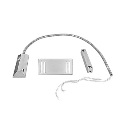 Contacto magnético para piso uso rudo con 55cm de cable blindado / GAP 75mm / Placa de montaje de L.