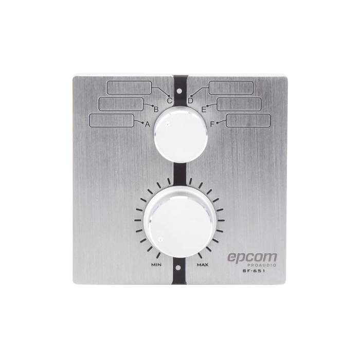 Control de Volumen Remoto con Selector de Canales â??Compatible con Amplificador SF2240UC - SF4240UC