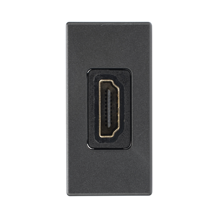 Módulo HDMI Hembra - Hembra Color Grafito / (K129B/14)
