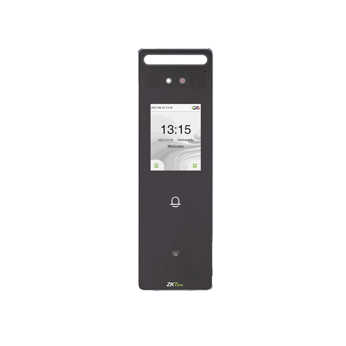 Biometrico Para Control de Acceso y Tiempo y Asistencia con Reconocimiento Facial y lLectura de Código QR / Con Salida de Relevador Para 1 Puerta
