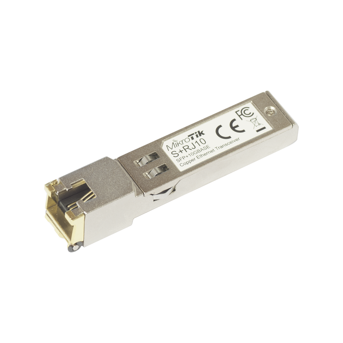 S+RJ10 - 10M, 100M, 1G, 2.5G, 5G, 10G en RJ-45 hasta 10 Gbps