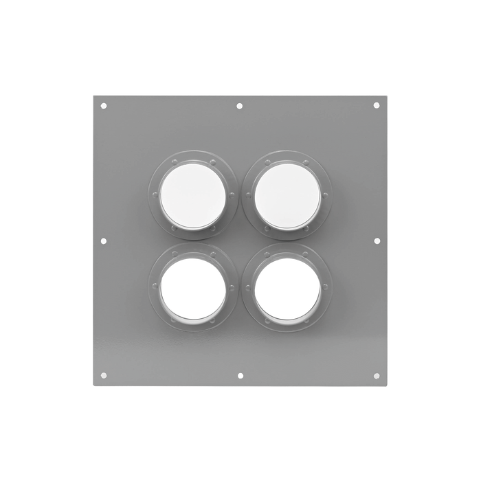 Placa Pasamuros Con Capacidad de 4 Botas de 4