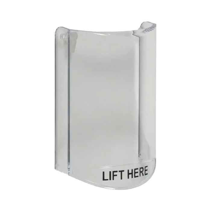 Cubierta Protectora De Policarbonato, Súper Resistente, Sin Sonido, Texto En Ingles, Para Botones Multiusos Serie Stopper® Station De STI