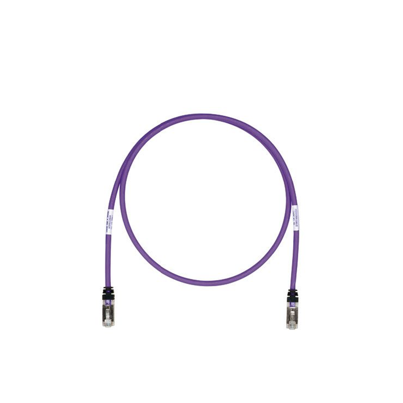 STP6X10VL Patch Cord Cat6A, Blindado S/FTP, CM/LS0H, 10ft, Color Violeta