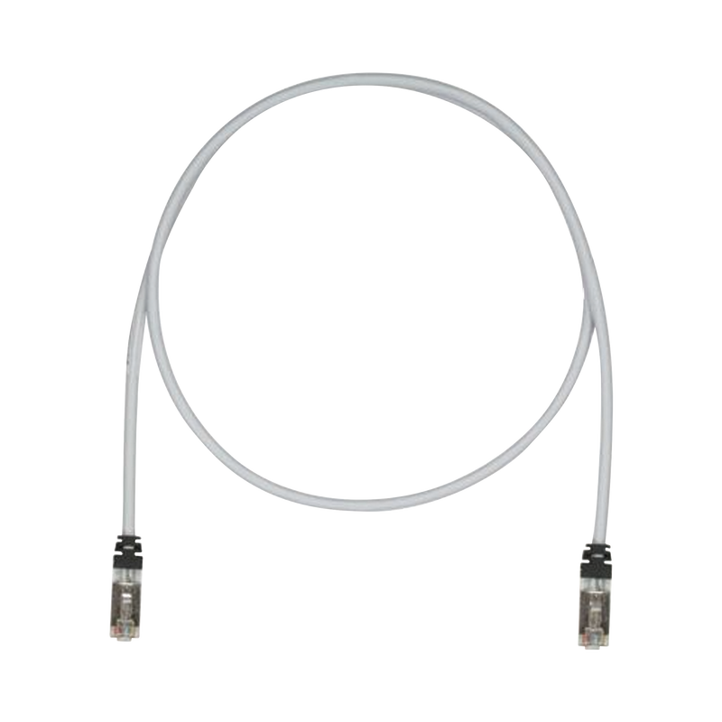 STP6X3IG Patch Cord Cat6A, Blindado S/FTP, CM/LS0H, 3ft, Color Gris