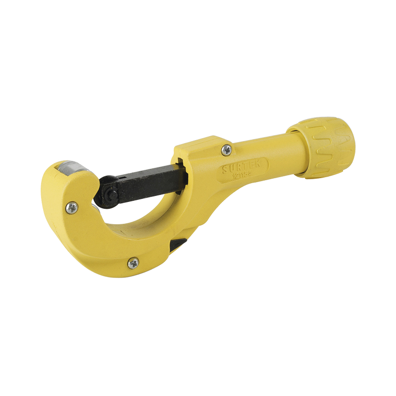 SYS-121154 Cortatubos profesional 5/32-2 incluye navaja telescópica y navaja para remover rebaba.