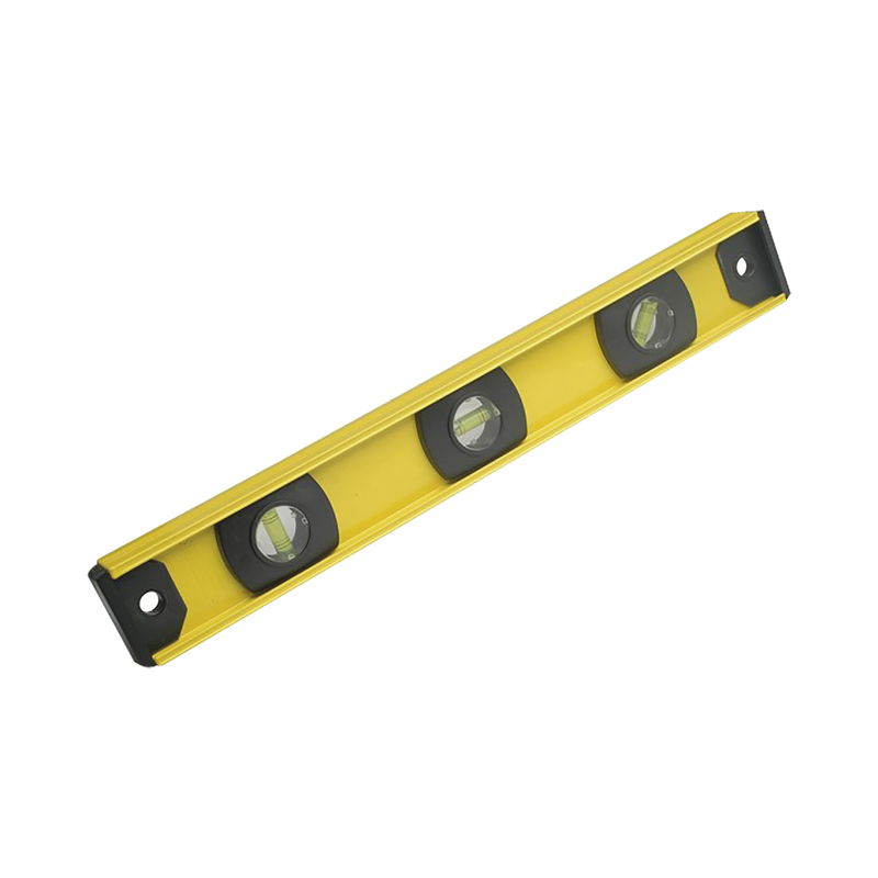 SYS-122102 Nivel de aluminio de 14, con gotas horizontales y verticales.