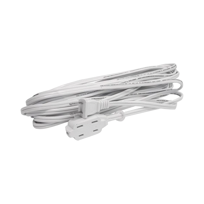 Extensión Eléctrica Doméstica de 5 metros / 127 V CA 8 A Máximo / Color Blanco.