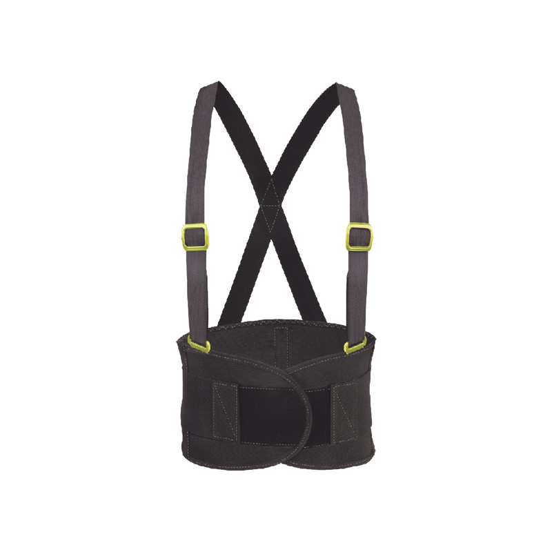 Faja elástica reforzada mediana, con cierre delantero y herrajes de plástico.