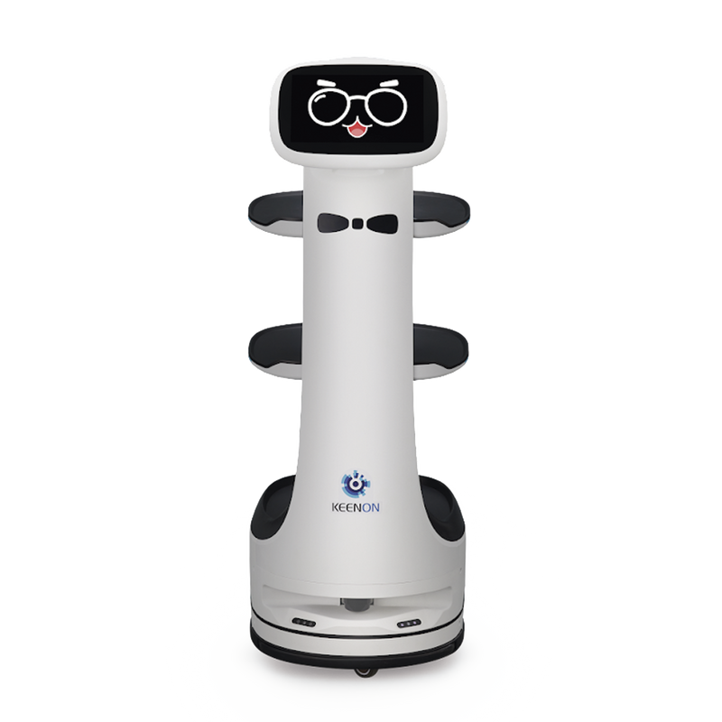 T8LS Robot mesero o repartidor T8LS /  Ubicado por sensor láser / Sensor de obstáculos / Navegación fluida