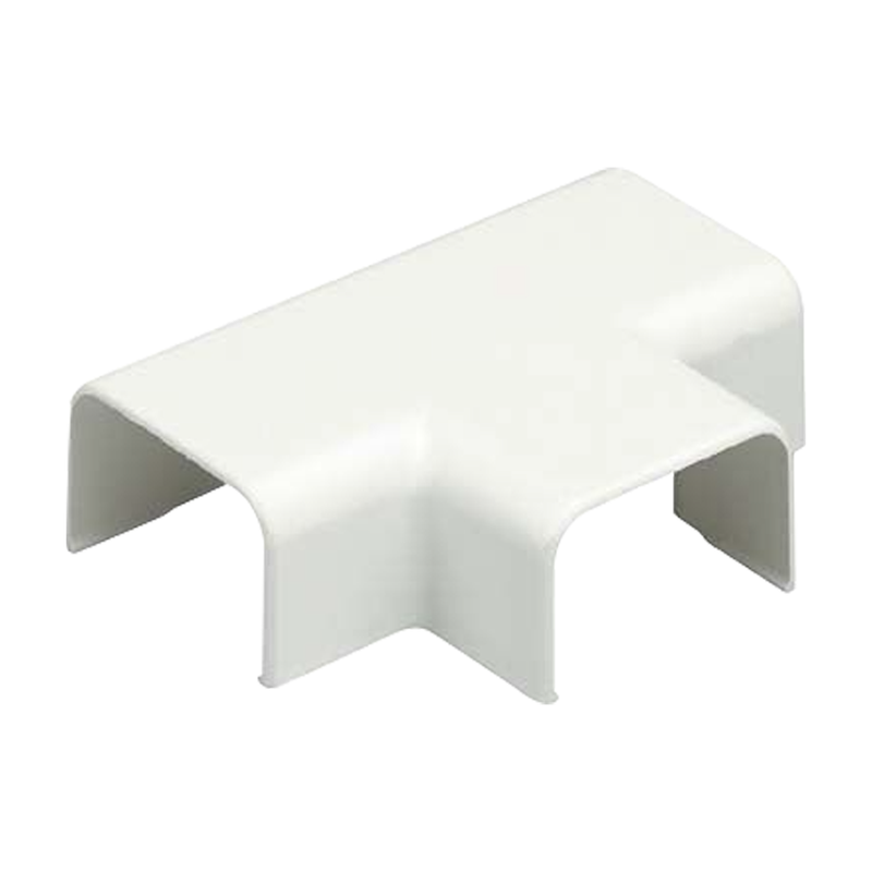 TF10WH-X Accesorio en T, para uso con canaleta LD10, material ABS, Color Blanco