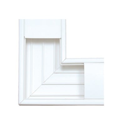 TEK-100-L Sección en L color blanco de PVC auto extinguible,  para canaleta TEK100 (5576-12100)