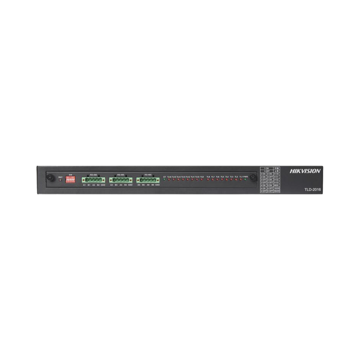Detector de Luces de Tráfico TLD-2016-6 / 16 Canales / RS485 / Salida DC 5V / SCM para Detección y Comunicación / Protecciones de Voltaje