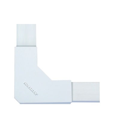 TMK-1020-L Sección en L blanco de PVC auto extinguible, para canaletas TMK1020, TMK1020SD, TMK1020CD (5130-02001)