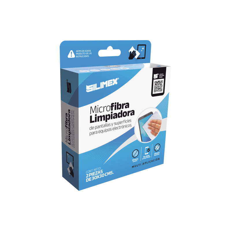 Toallitas Secas Electrostáticas de 30x30 cm, Especial para Limpiar Superfices Delicadas Sin Rayarlas (Paquete con 2 Piezas)