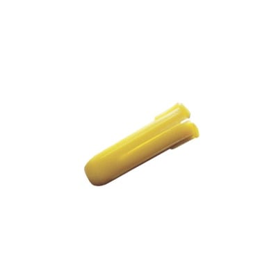 TP-1X Taquete amarillo 7/32 para tornillos 8mm x 1 (100pzs) (1102-02100)