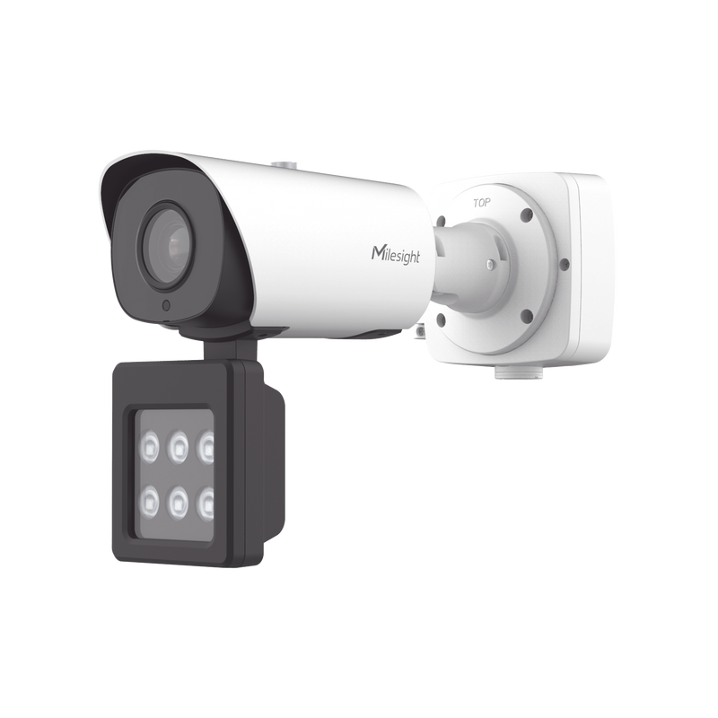 TS4466-X4RWE-W Cámara Bullet Inteligente con IA, Luz Suplementaria y Reconocimiento Vehicular para Monitoreo de Tráfico