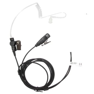 TX-850-M02 Micrófono de solapa de 2 hilos para radios Motorola serie HT750/1250/1550/PRO5150/5550/7150