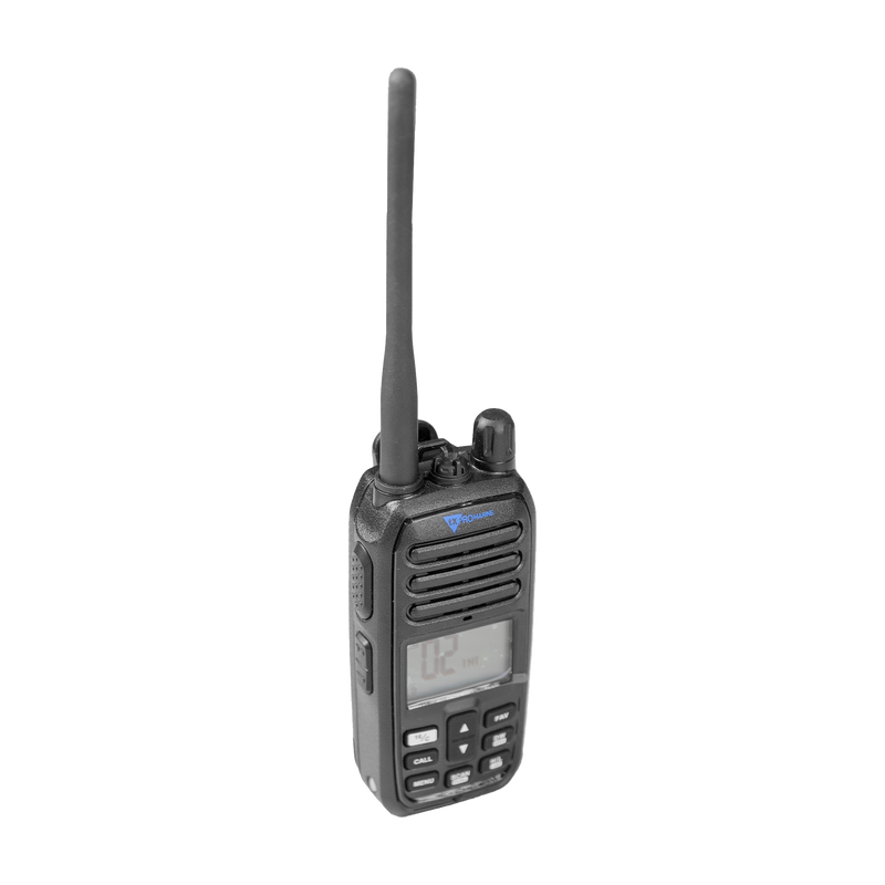 TXM52 Radio Portátil Marino TXM52 / Sumergible IP67 / Luz Activada por Agua / NRC Reducción de Ruido / Dual-Watch / 5W de Potencia / FM (F3E)