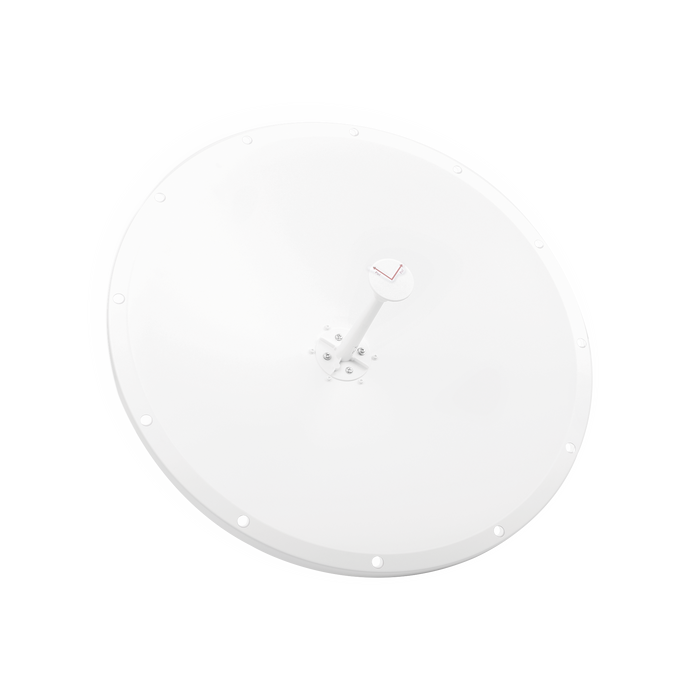 Antena Direccional con Frecuencia Extendida / 4.8 - 6.5 GHz / 28 dBi / Jumper incluido con conector SMA-Macho Inverso / Polaridad en 90º y 45º / Montaje incluido para torre o mástil