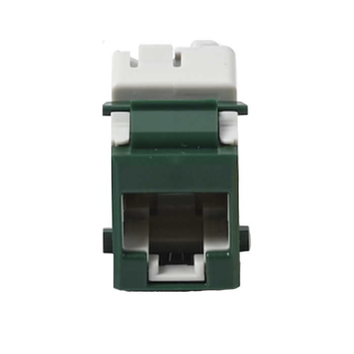Jack UltraMAX Cat6, UTP, Tipo Keystone, Color Verde, Punch Down