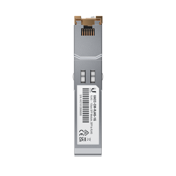 UFiber Módulo de fibra SFP convertidor a cobre RJ45 10/100/1000 Mbps, distancia hasta 100 m