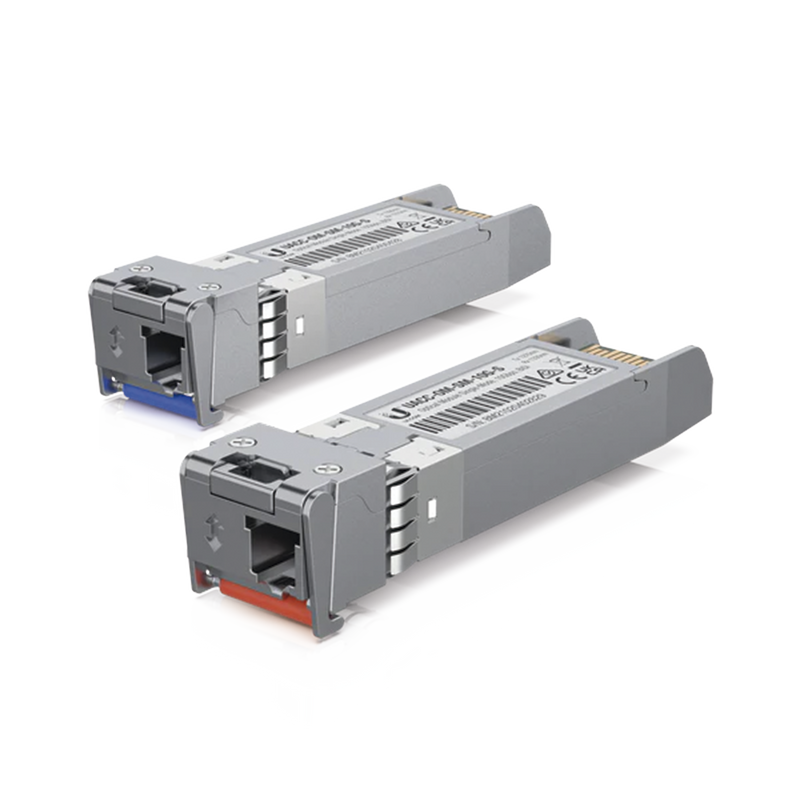UACC-OM-SM-10G-S-2 UFiber Módulo SFP+, transceptor MiniGibic MonoModo 10 Gbps, distancia 10 km, un conector LC. Incluye 2 piezas