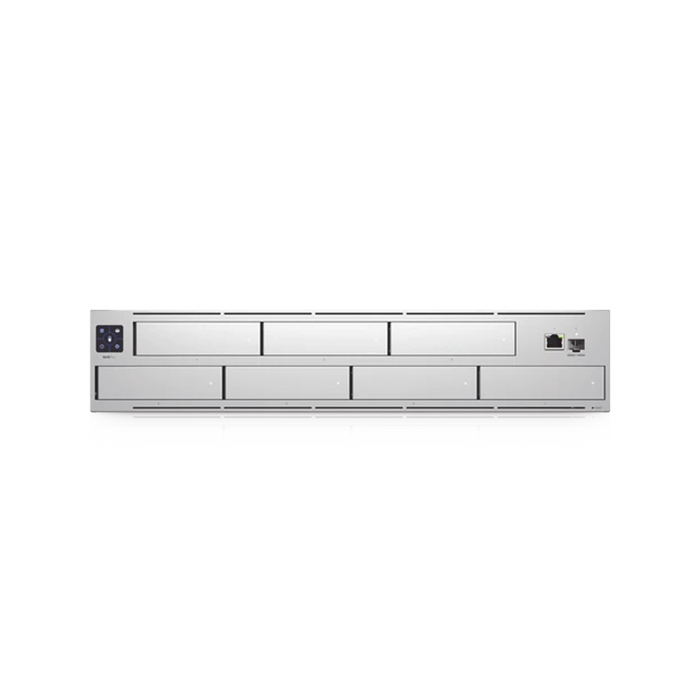 NVR PRO UniFi Protect, con bahía para 7 discos duros, almacena hasta 20 cámaras 4k o 60 cámaras 1080p, pantalla táctil
