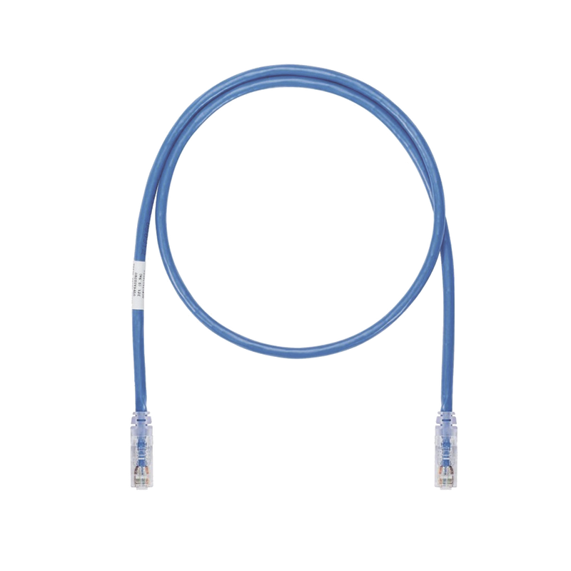 UTP6AX10BU Cable de Parcheo UTP, Cat6A, 24 AWG, CM, Color Azul, 10ft