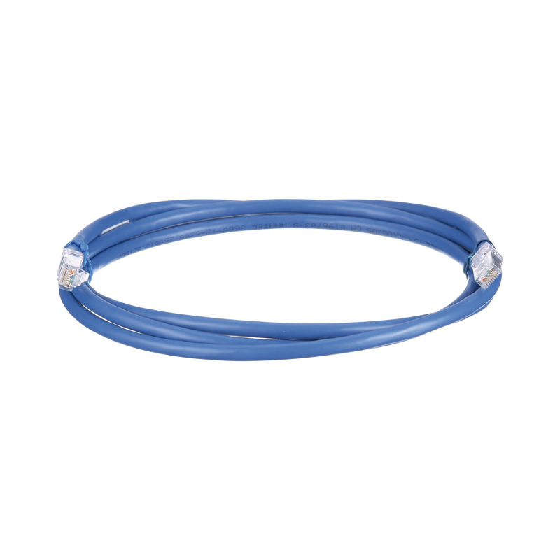 UTP6AX20BU Cable de Parcheo UTP, Cat6A, 24 AWG, CM, Color Azul, 20ft