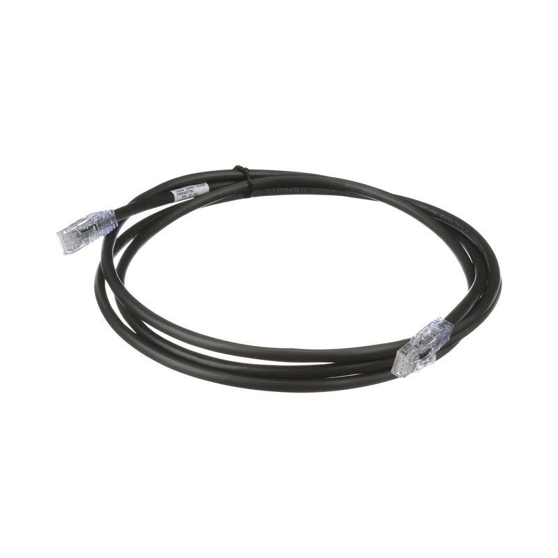 UTP6AX3BL Cable de Parcheo UTP, Cat6A, 24 AWG, CM, Color Negro, 3ft