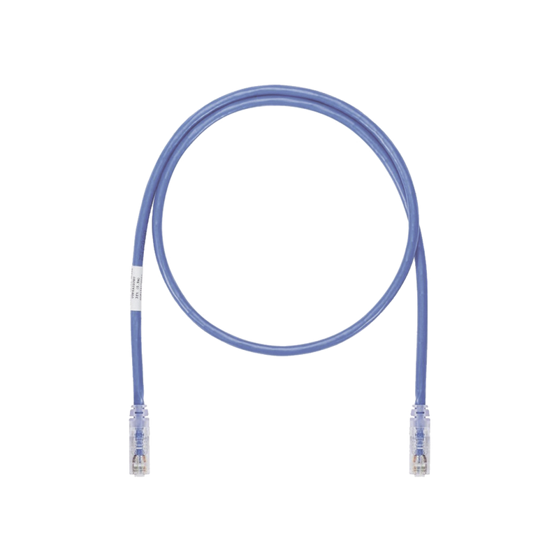UTP6AX50BU Cable de Parcheo UTP, Cat6A, 24 AWG, CM, Color Azul, 50ft