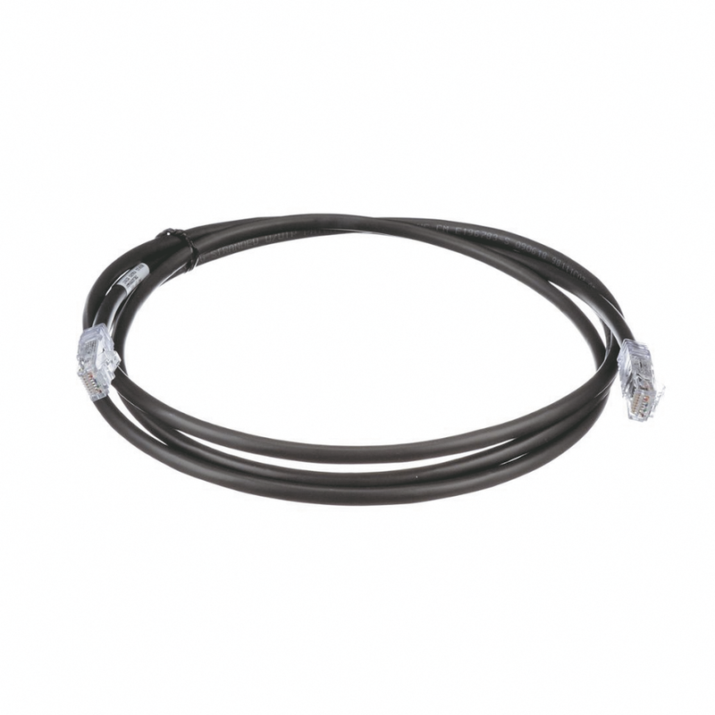 UTP6AX7BL Cable de Parcheo UTP, Cat6A, 24 AWG, CM, Color Negro, 7ft
