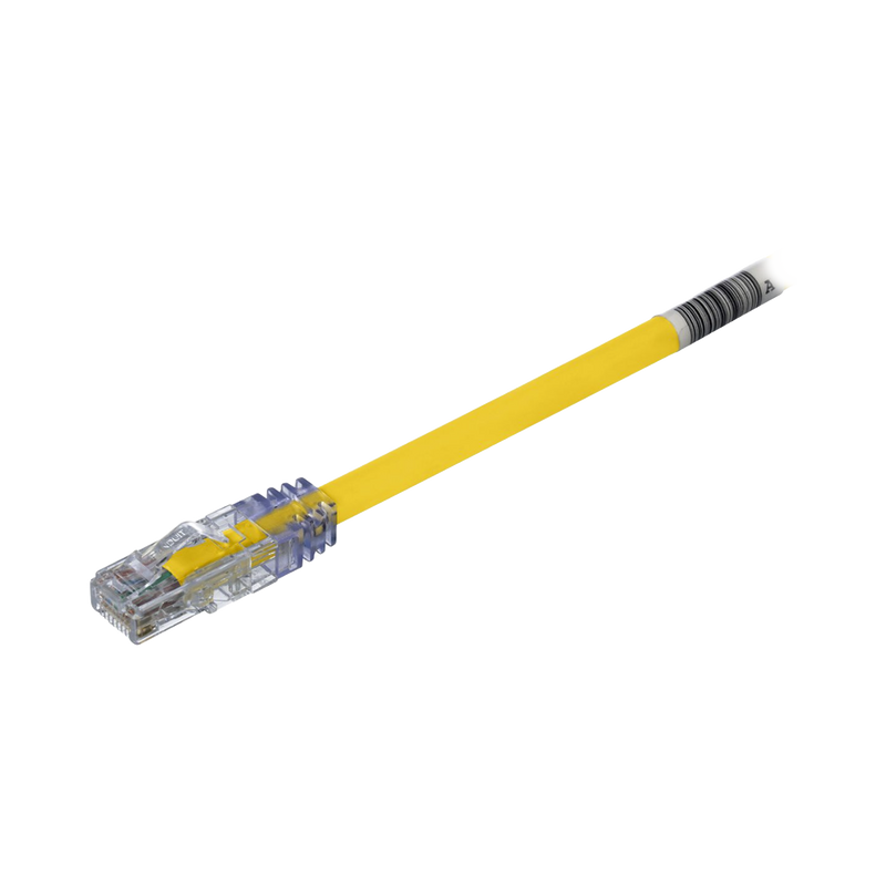 UTP6AX7YL Cable de Parcheo UTP, Cat6A, 24 AWG, CM, Color Amarillo, 7ft