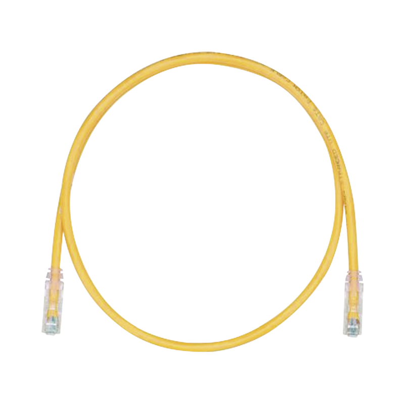 UTPSP3YLY Cable de Parcheo TX6, UTP Cat6, 24 AWG, CM, Color Amarillo, 3ft