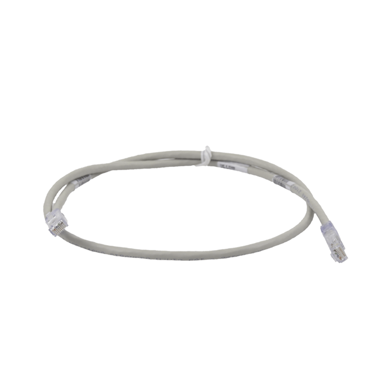 UTPSP5GYY Cable de Parcheo TX6, UTP Cat6, 24 AWG, CM, Color Gris, 5 ft