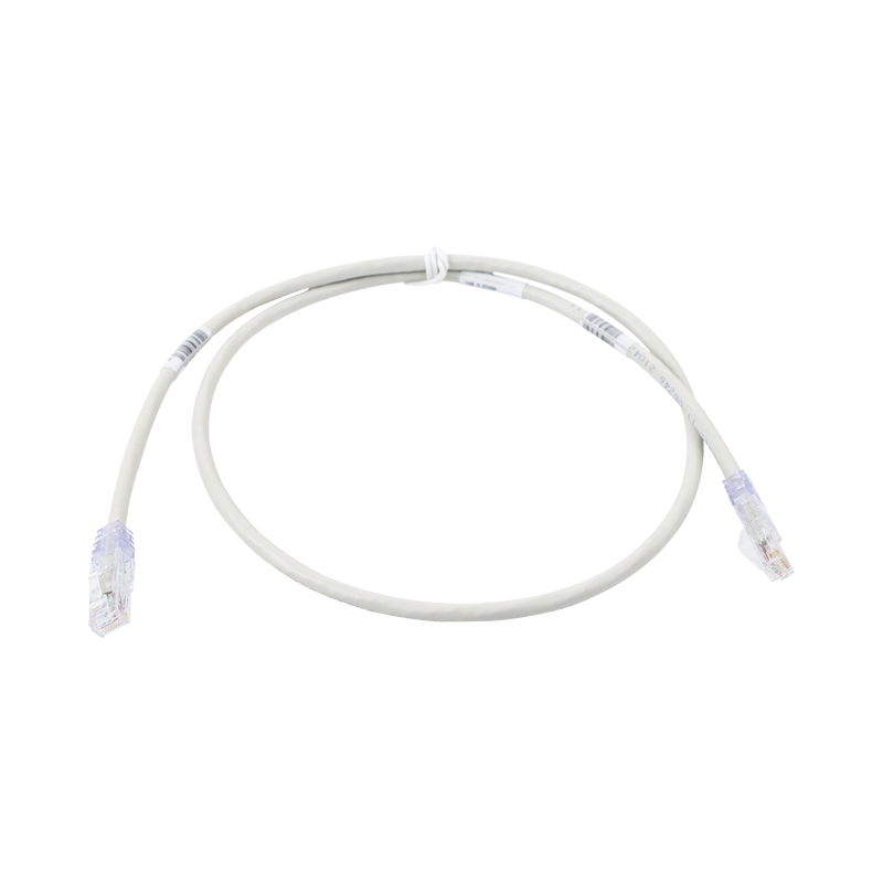 UTPSP7GYY Cable de Parcheo TX6, UTP Cat6, 24 AWG, CM, Color Gris, 7ft