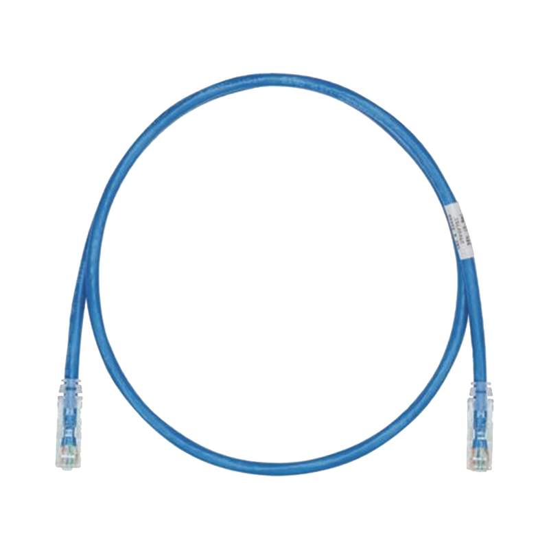 UTPSP8MBUY Cable de Parcheo TX6, UTP Cat6, 24 AWG, CM, Color Azul, 8 Metros