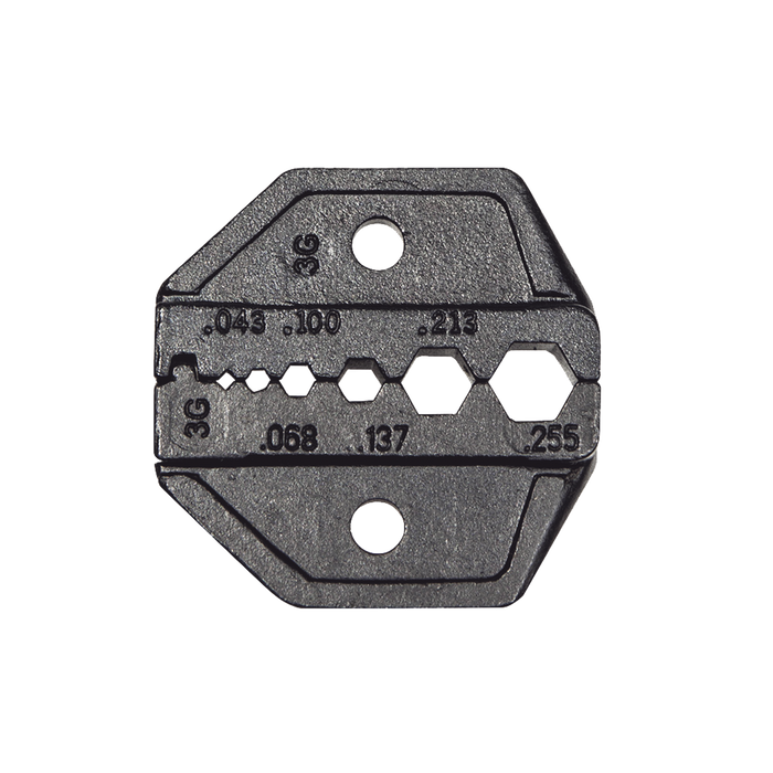 Matriz Ponchadora para RG58, RG59, RG62 y RG174. Compatible con Pinza Ponchadora VDV200-010