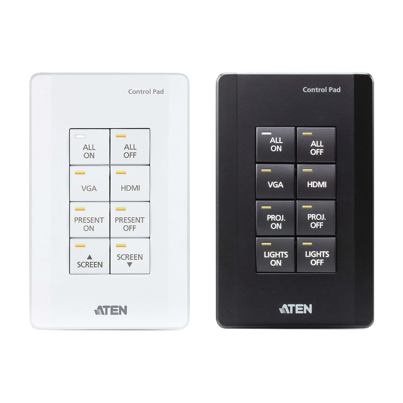 VK0100 Sistema de control ATEN: panel de control de 8 botones