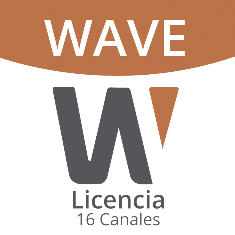 WAVE-PRO-16 Licencia de 16 Canales de Grabación Wisenet Wave Profesional